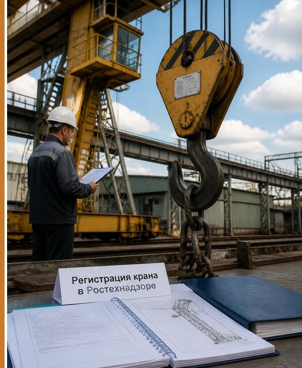 Регистрация крана в Ростехнадзоре в Дедовске от 16493 р. | Авеста ОТиПБ
